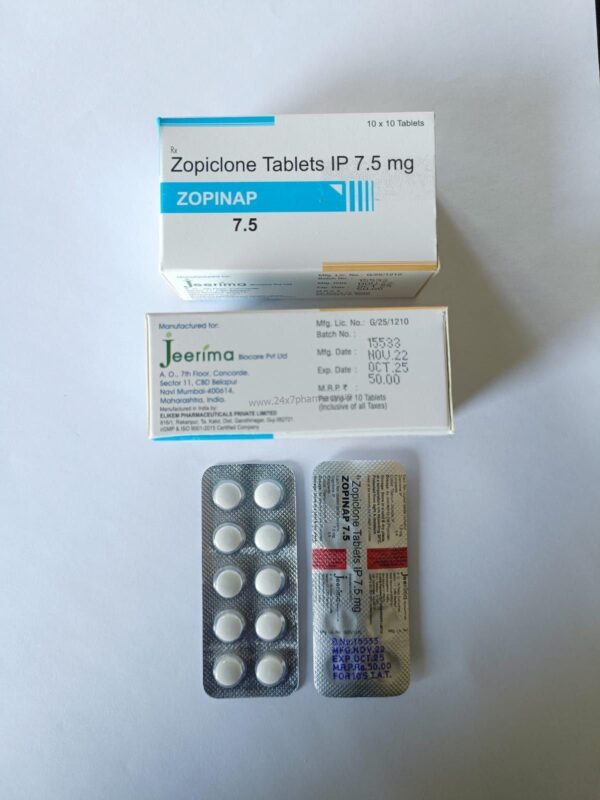 Zopiclone Zopinap 7.5mg