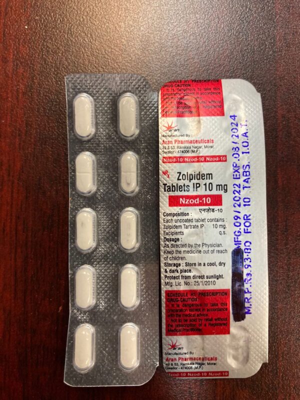 Zolpidem Nzod 10mg