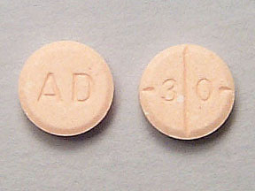 Adderall 30mg AD30 imprint